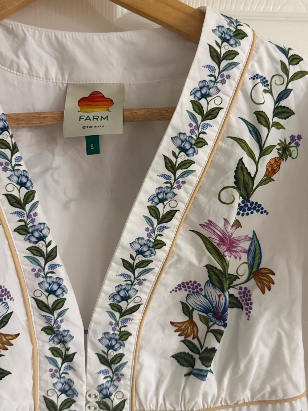 Sweet Bloom Dreamscape Cotton Shirtdress - Picture 6 of 8